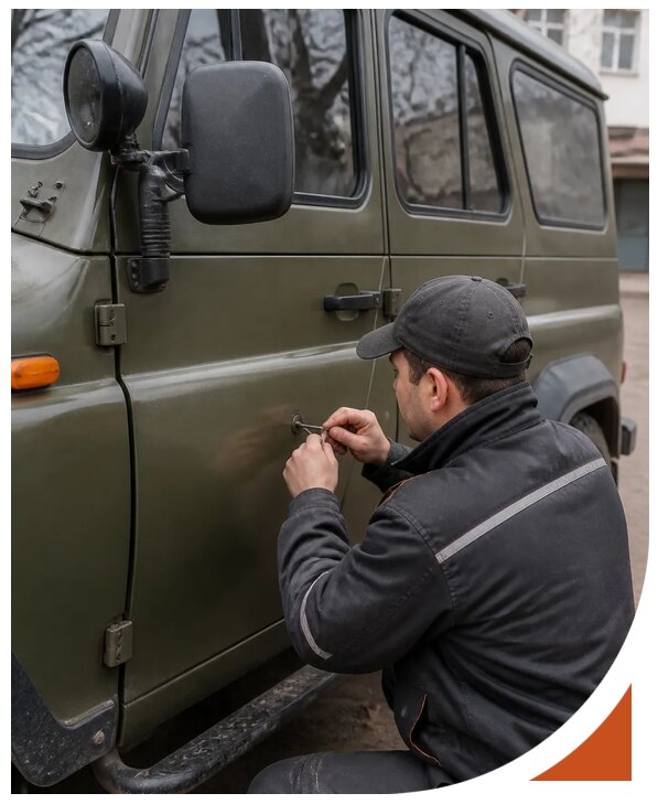 Профессиональное вскрытие автомобиля УАЗ без повреждений в Курчатове
